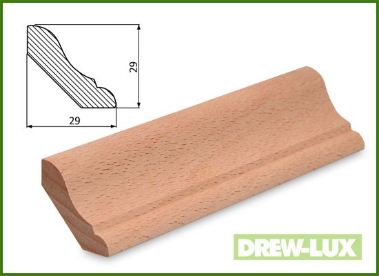 Ćwierćwałek  buk 2,9 x 2,9 (2,45-2,95)